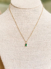Load image into Gallery viewer, Emerald Cut Necklace