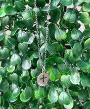 Load image into Gallery viewer, Stainless Cross Coin Necklace