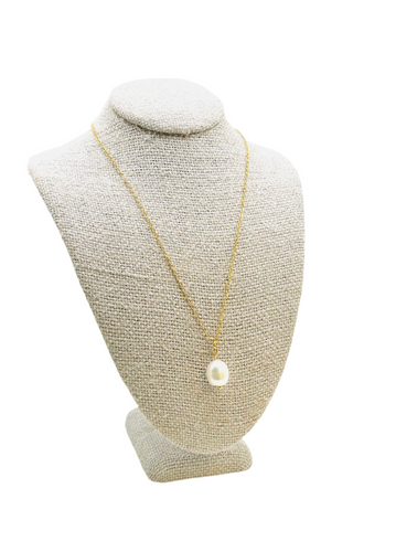 Cultured Potato Pearl Necklace 18k