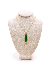 Load image into Gallery viewer, Faceted Emerald Necklace